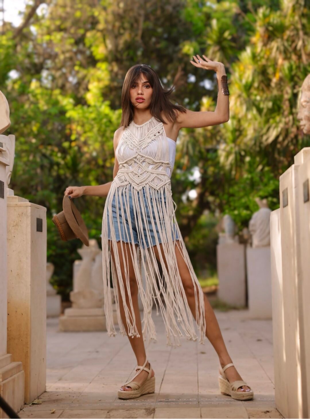 Boho Macrame Cover-up