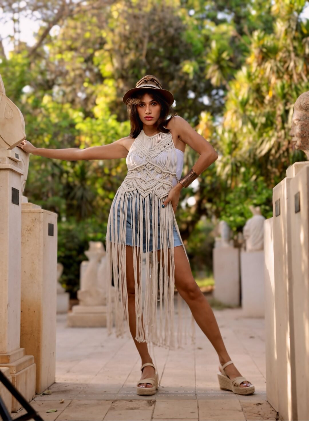 Boho Macrame Cover-up - Image 2