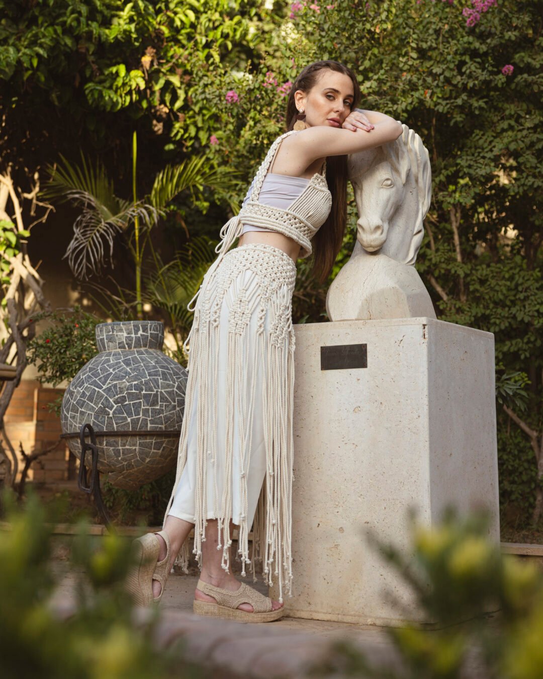 White Sand Macrame Set - Image 3